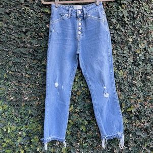 We the Free Raw Hem Jeans Size 26